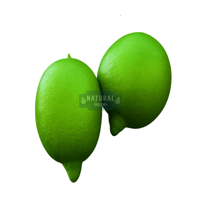 Finike Enterdonat limonu – doğal üretim, taze hasat edilmiş yeşil limon